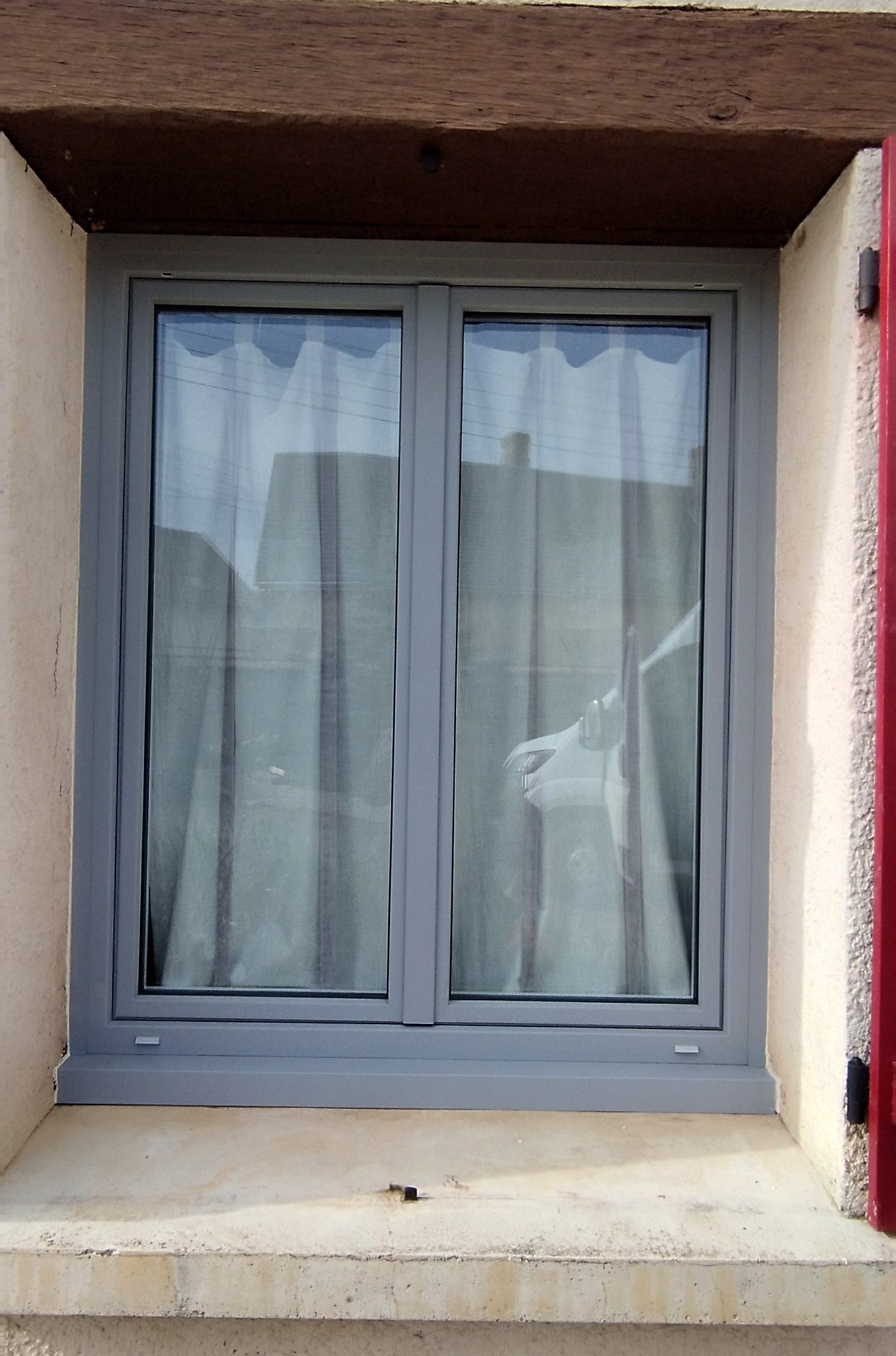 Fenêtre aluminium deux vantaux — Quentin Fermetures