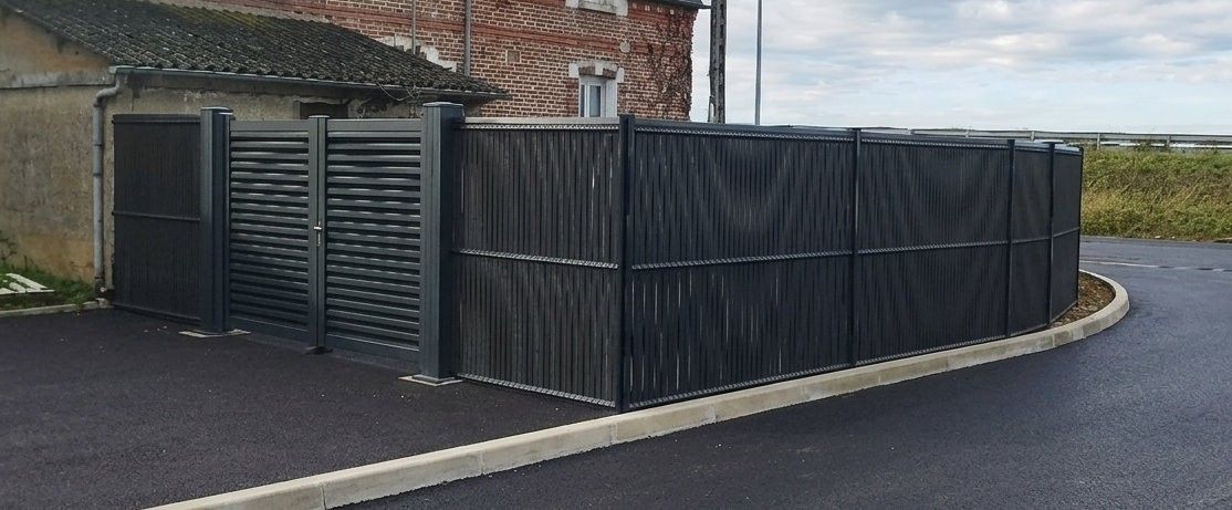 Clôture aluminium assortie — Quentin Fermetures